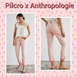 Pilcro x Anthropologie Slim Boyfriend Jeans